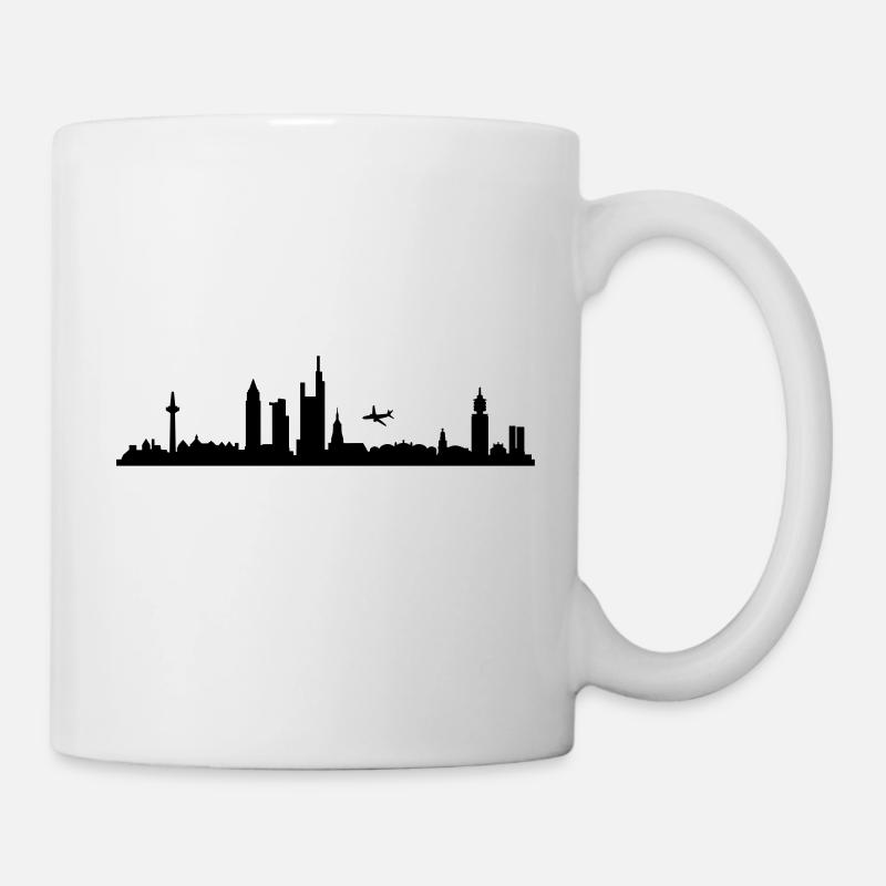 Skyline Frankfurt - Tasse - Weiß