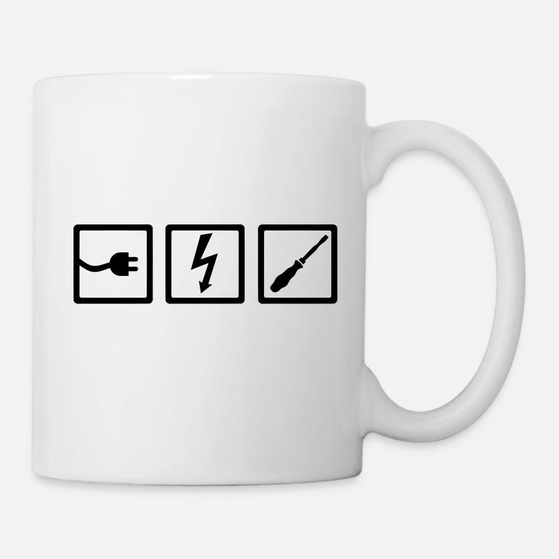 Elektriker - Tasse - Weiß