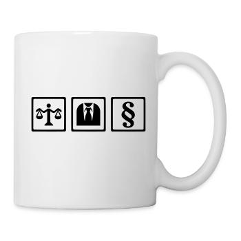 Anwalt - Tasse - Weiß - Rechts