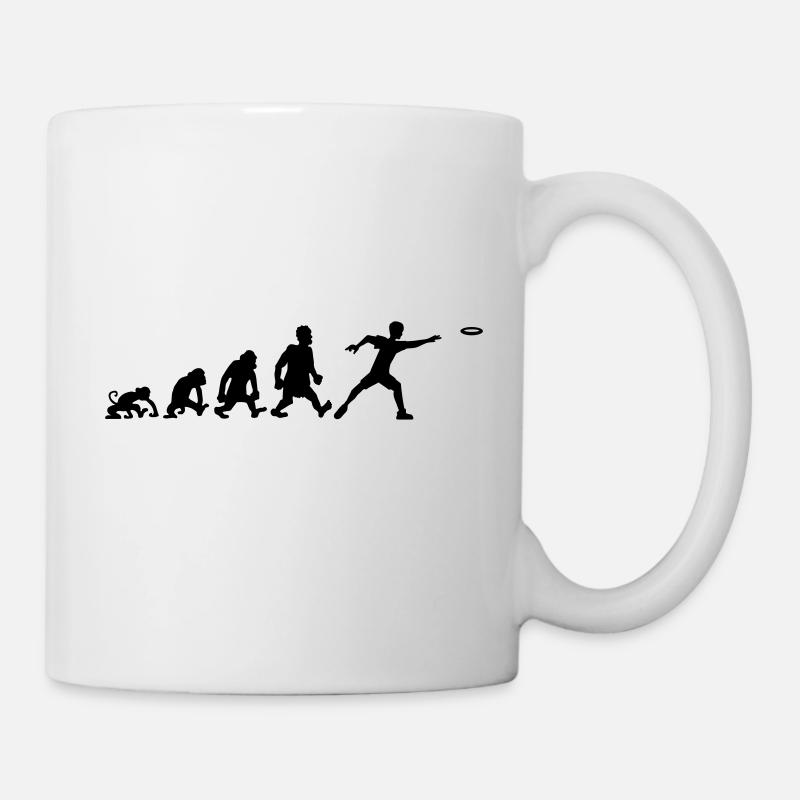 Frisbee ultimative Sportfrisbee - Tasse - Weiß