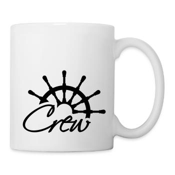 Crew Steuerrad Rang Logo - Tasse - Weiß - Rechts