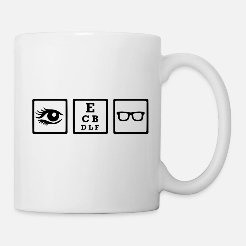 Optiker - Tasse - Weiß