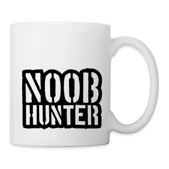 Shooter Noob Hunter Logo Design - Tasse - Weiß - Rechts