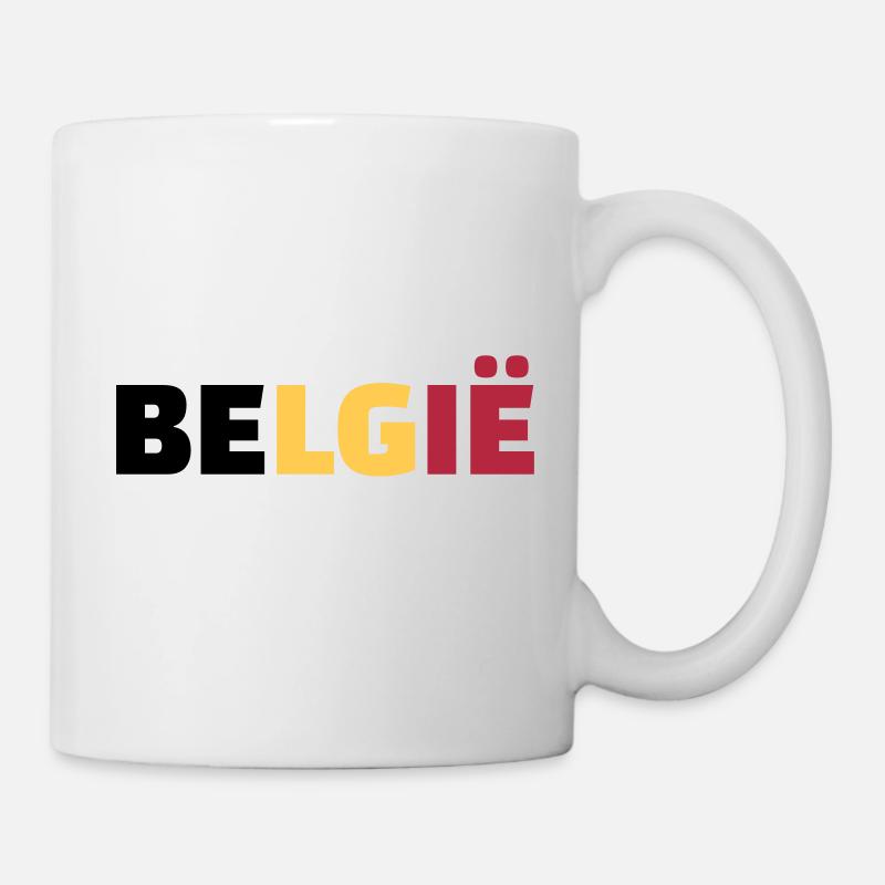 Belgie - Mug blanc - blanc
