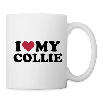 Collie - Tasse - Weiß - Rechts