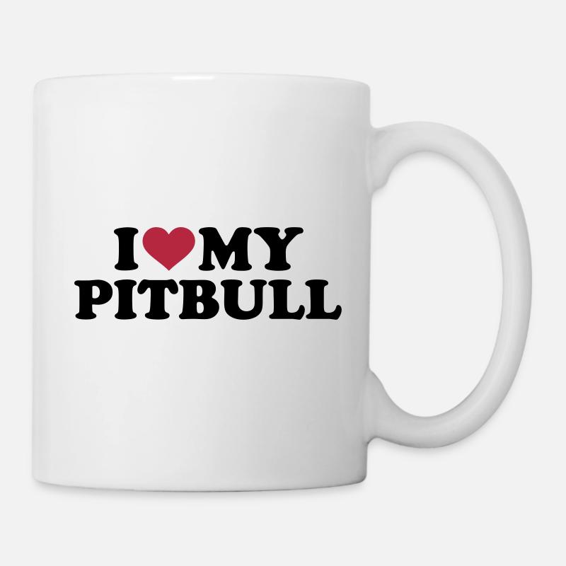 Pitbull - Tasse - Weiß