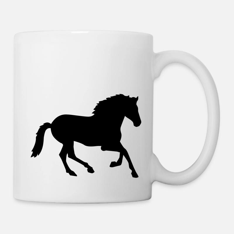 Pferd - Tasse - Weiß