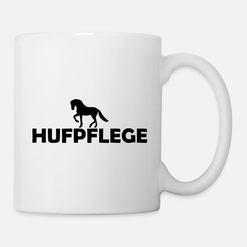 Hufpflege - Tasse - Weiß