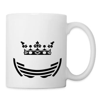 bateau couronne de la ville Helsinki Finlande - Mug blanc - blanc - Droite