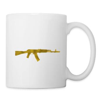 AK 47 Gold - Tasse - Weiß - Rechts