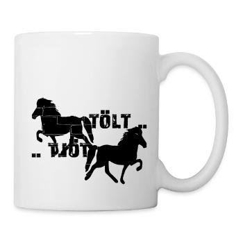 Icelandic Horse: Icelandic Horse Horse Pony Merch - Mug - white - Right