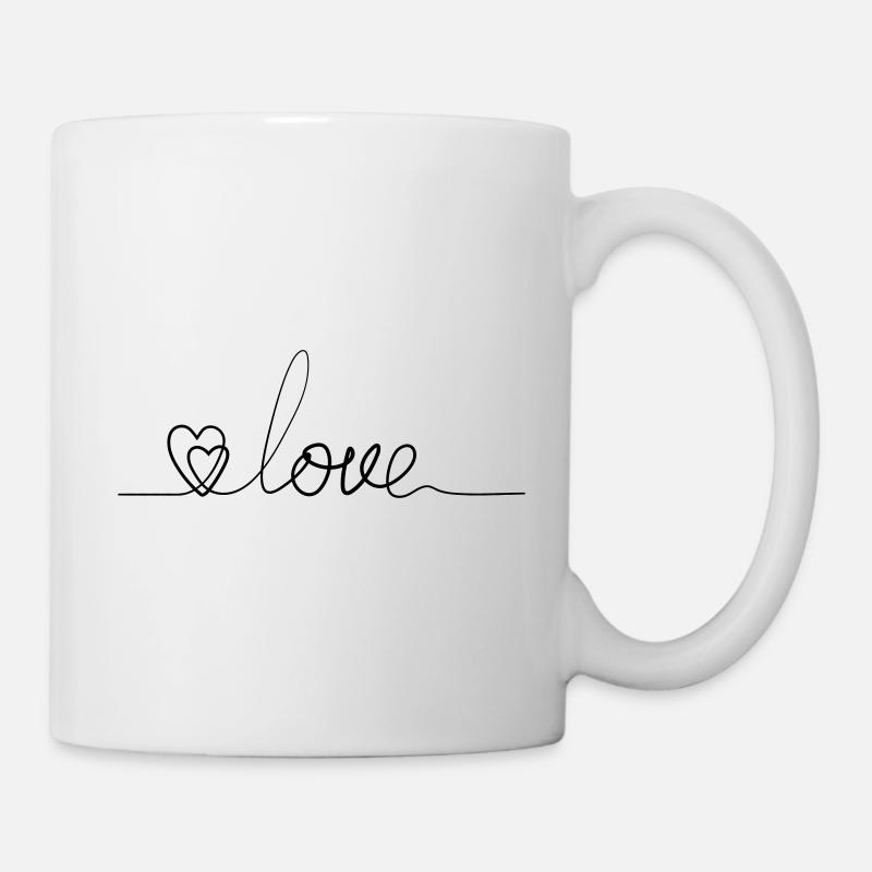 LOVE - Tasse - Weiß