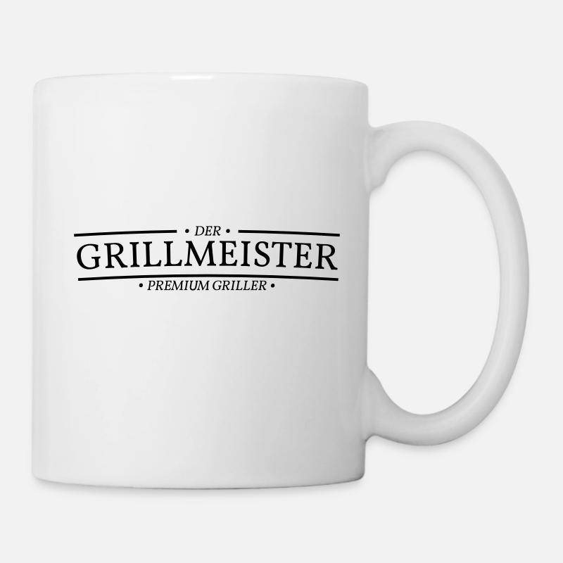 Grillmeister - Tasse - Weiß