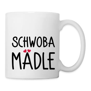 Schwoba Mädle - Tasse - Weiß - Rechts