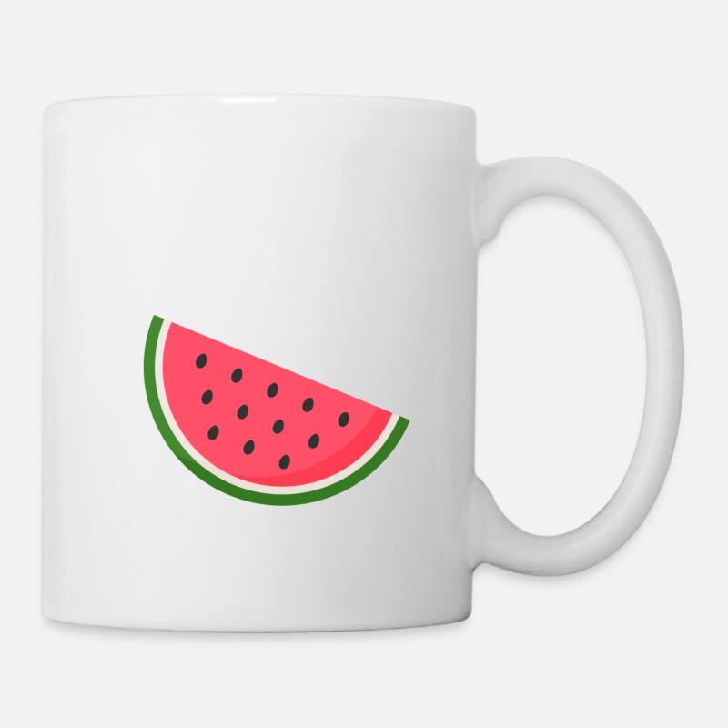 Melone - Tasse - Weiß