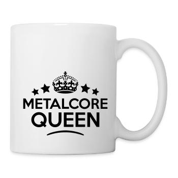 metalcore queen keep calm style copy - Mug - white - Right