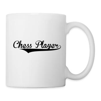 chess player retro college baseball styl - Mug - white - Right