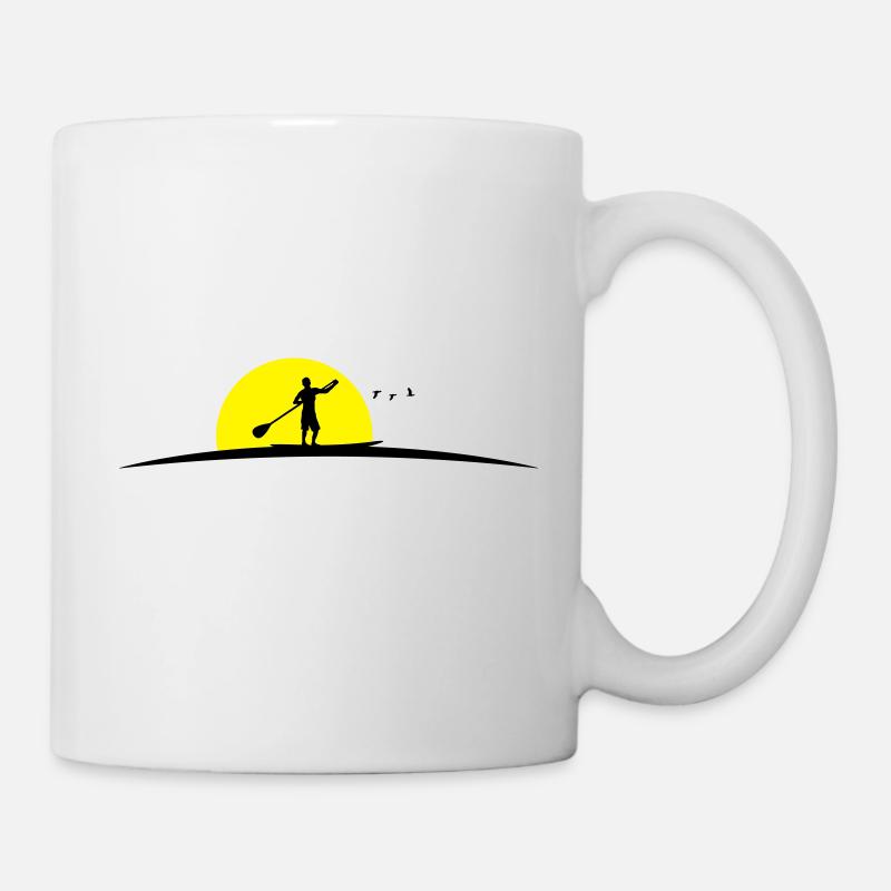 Stand Up Paddeln - Tasse - Weiß