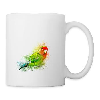 Petit perroquet - Mug blanc - blanc - Droite