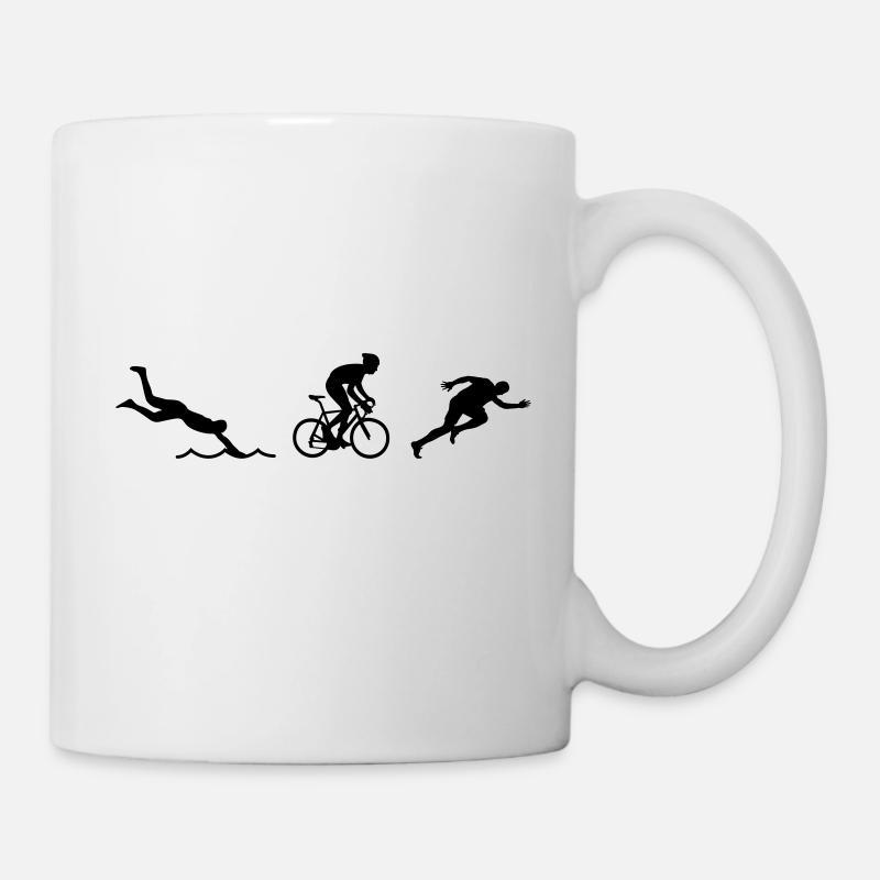 triathlon - Mug - white