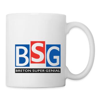 Breton super génial - Mug blanc - blanc - Droite