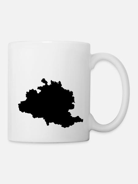 Ariège carte Ariégeoise - Mug blanc - blanc