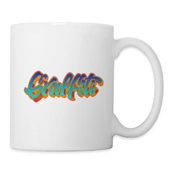 Inscription graffiti - Mug blanc - blanc - Droite