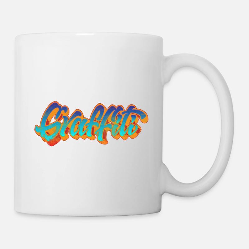 Graffiti lettering - Mug - white