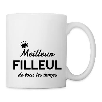 Filleul / Filleule / Parrain / Marraine / Bébé - Mug - white - Right