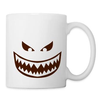 Fierce tooth smiley tooth 1612 - Mug - white - Right