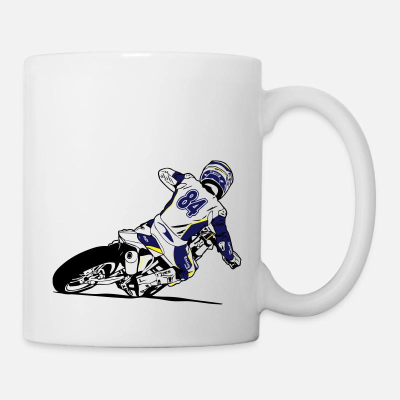 Supermoto - Supermotard - Mug blanc - blanc
