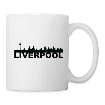 Liverpool England UK Skyline Gift Idea - Mug - white - Right