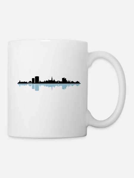 Skyline - Bonn - Tasse - Weiß
