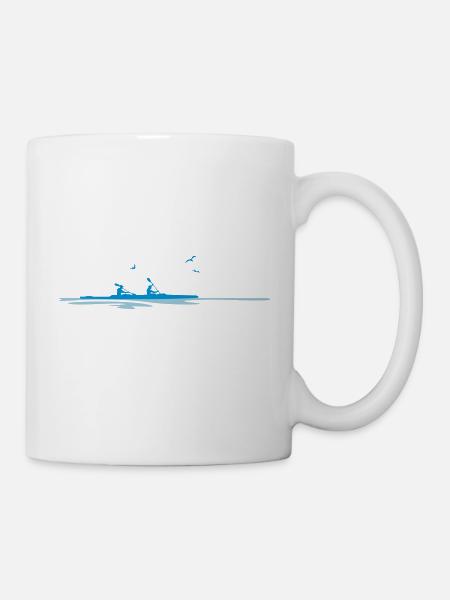 Sport - Paddeln 2er - Tasse - Weiß