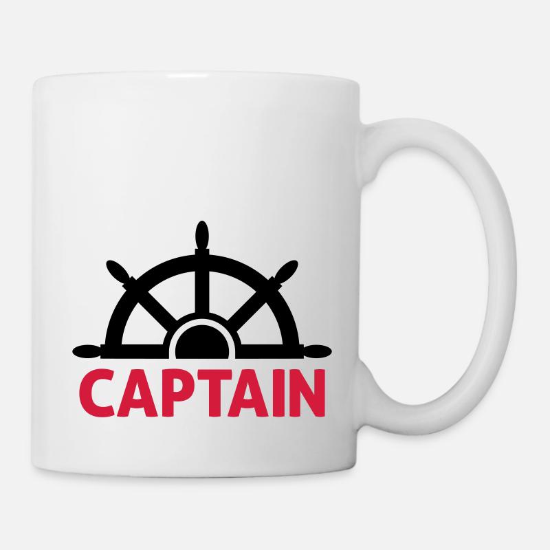 Kapitän - Tasse - Weiß