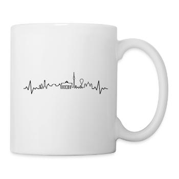 Skyline - Berlin - Tasse - Weiß - Rechts