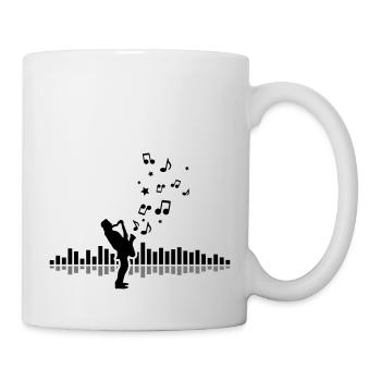 Musik - Musiker Jazz - Tasse - Weiß - Rechts