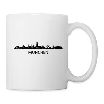 Skyline - München - Tasse - Weiß - Rechts