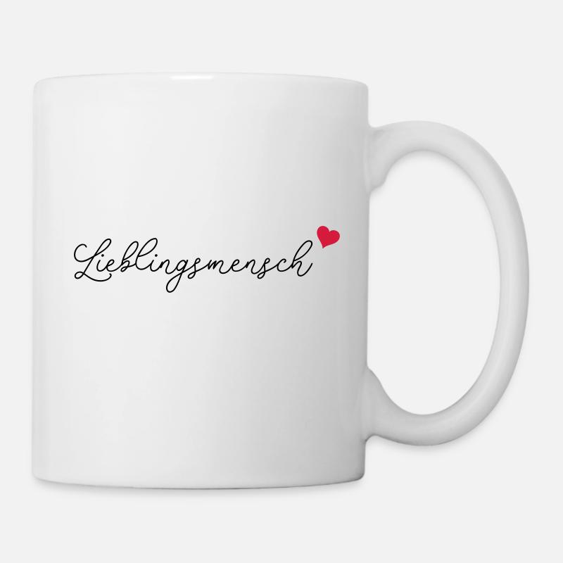 Lieblingsmensch - Tasse - Weiß