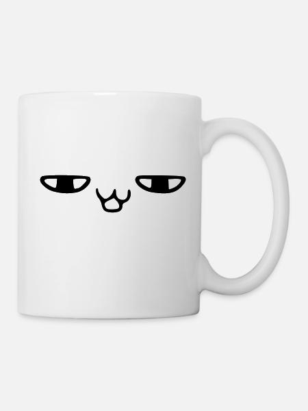 kawaii_face_17 - Tasse - Weiß