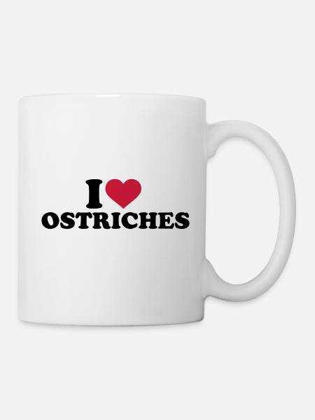 Strauß - Tasse - Weiß