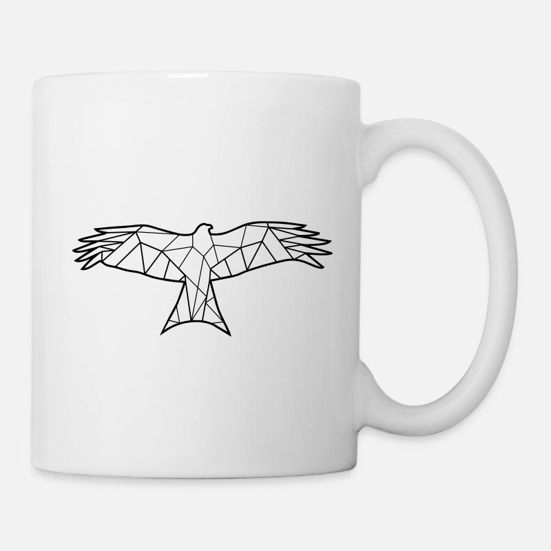 Oiseau poly - Mug blanc - blanc
