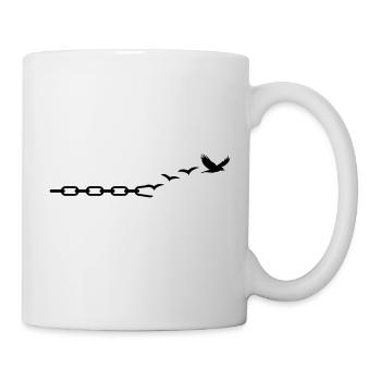 free_like_a_bird_01 - Tasse - Weiß - Rechts