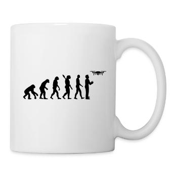 drone - Mug blanc - blanc - Droite