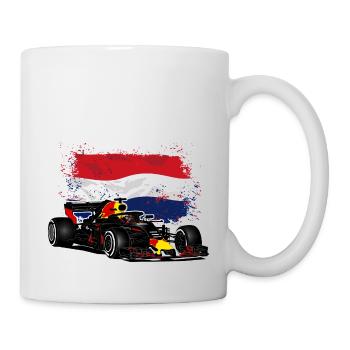 Racecar - Holland Flag - Tasse - Weiß - Rechts