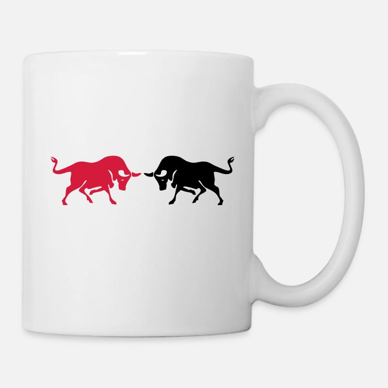 stiere - Tasse - Weiß