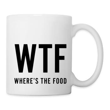 WHERE'S THE FOOD - Mug - white - Right