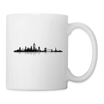 Skyline - New York City - Tasse - Weiß - Rechts