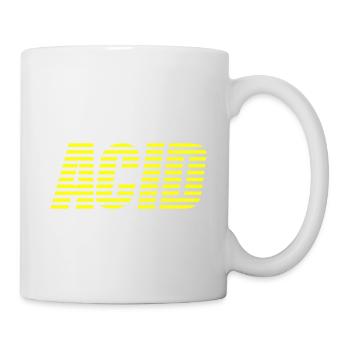 acid house techno - Mug - white - Right