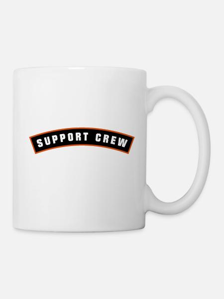 SUPPORT CREW Patch - Mug blanc - blanc